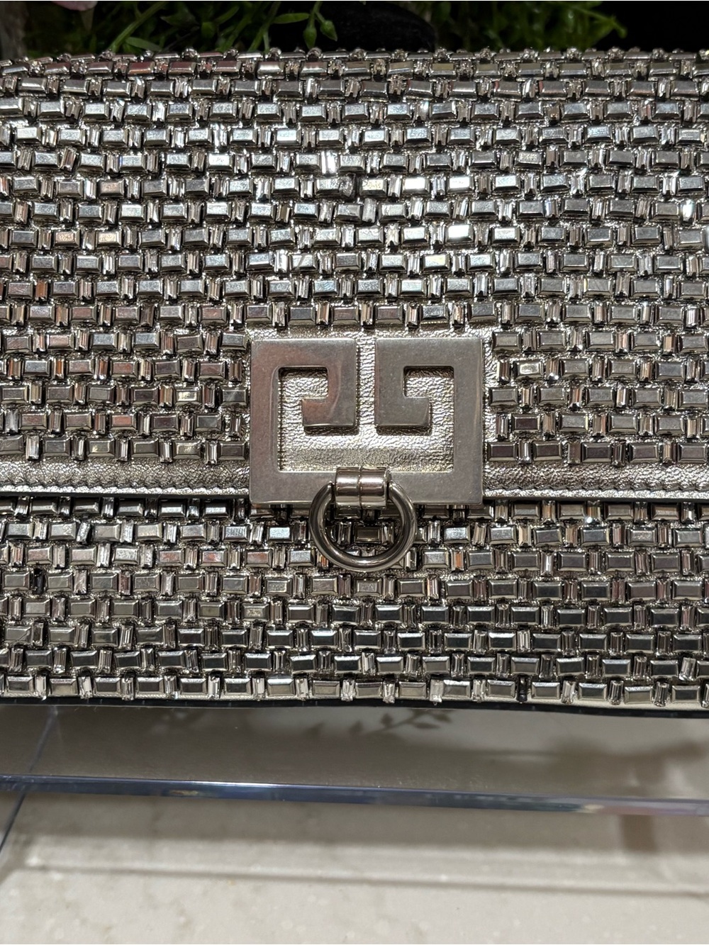 Givenchy Silver with Crystal crossbody bag - Picture 4 of 16